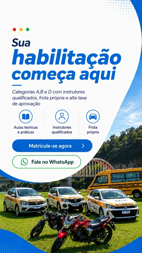 Banner principal da Autoescola Ideal
